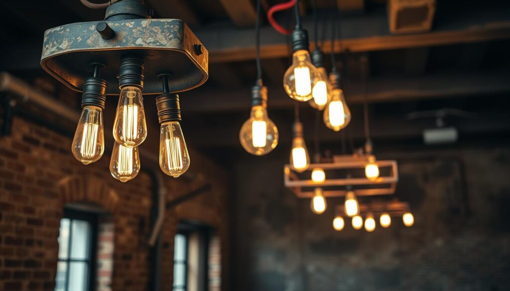 Edison bulb fixtures industrial nostalgic lighting