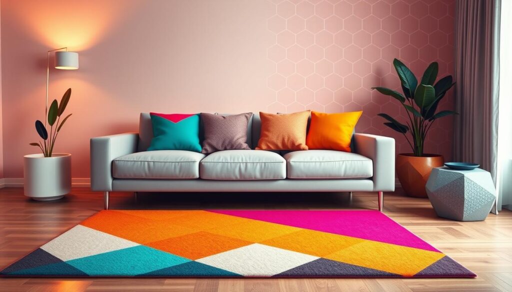 90s geometric patterns decor