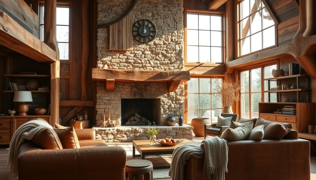 Mixed Wood Interior Design