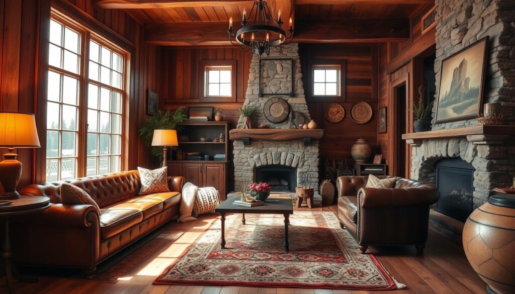Using Textures in Rustic Living Rooms