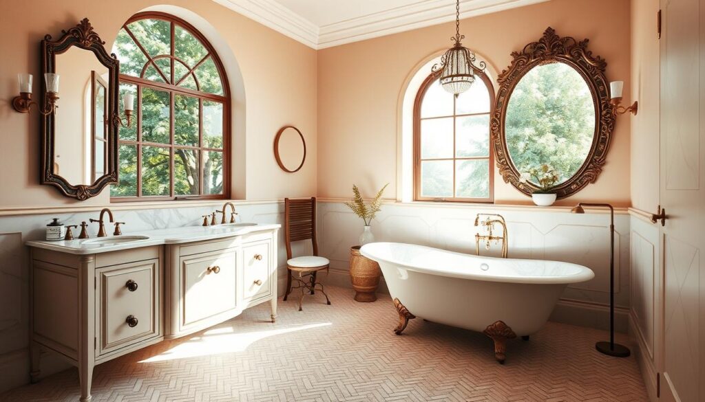 Vintage Modern Bathroom Design